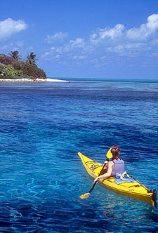 Belize-Belize Coast-Reef Atoll Kayaking Getaway